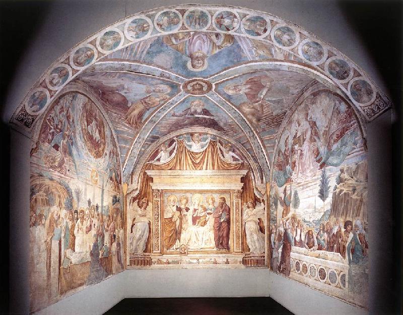 GOZZOLI, Benozzo Shrine of the Madonna della Tosse g oil painting picture